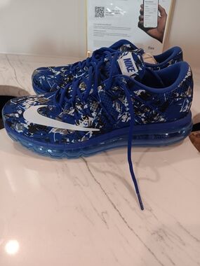 Nike Air Max 2016 Concord / Black Print Mens Sz 11.5 NEW